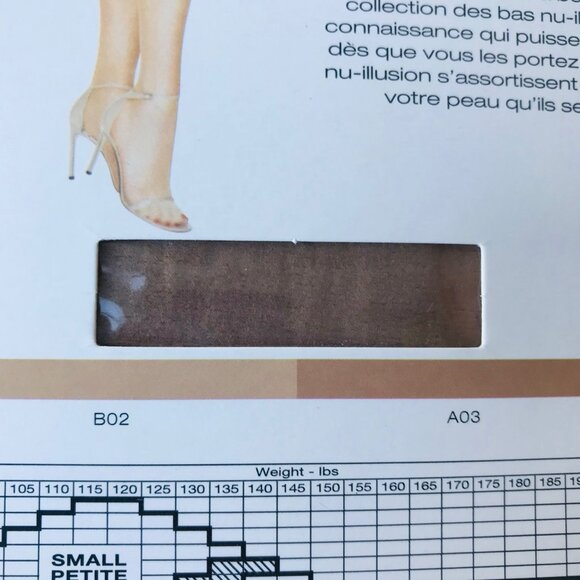 Donna Karan Hosiery Sheer to waist The Nudes  Tone A03 Style KA24  Size: M - Picture 4 of 4